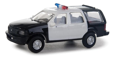 HO Ford Expedition Special Service Vehicle: Police/Sheriff/Hwy Patrol w/ Decal