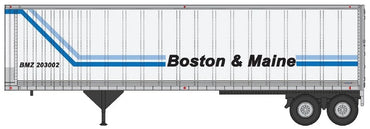 HO 40ft Trailmobile Trailer - 2-Pack: Boston & Maine