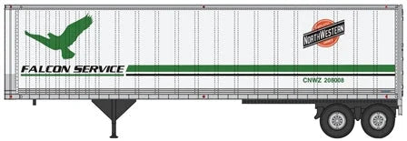 HO 40ft Trailmobile Trailer - 2-Pack: CNW Falcon