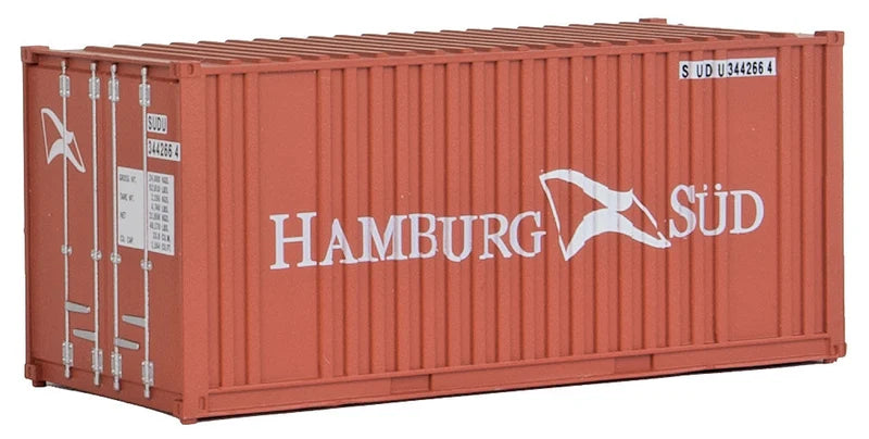 HO 20ft Corrugated Container with Flat Panel: Hamburg Sud