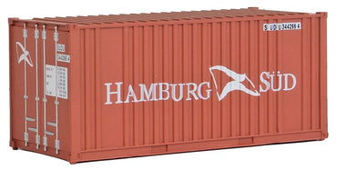 HO 20ft Corrugated Container with Flat Panel: Hamburg Sud