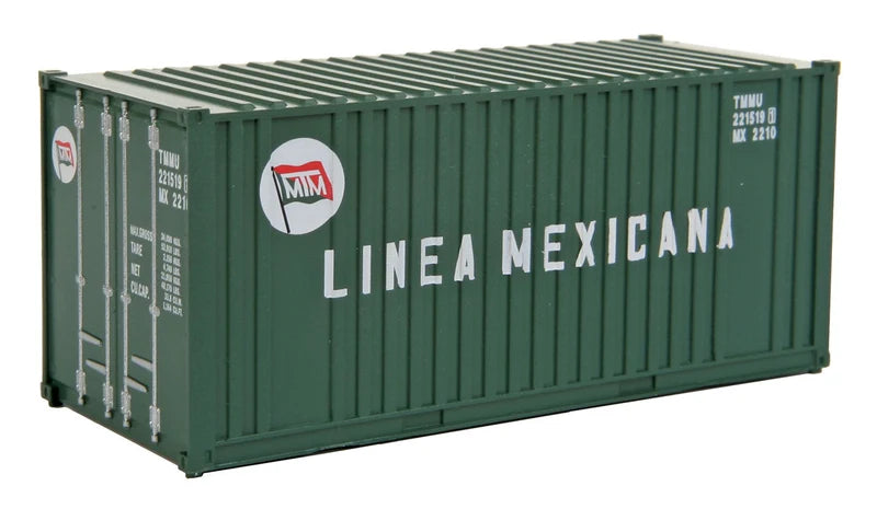 HO 20ft Corrugated Container with Flat Panel: Linea Mexicana