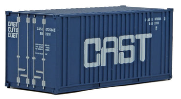 HO 20ft Corrugated Container with Flat Panel: CAST