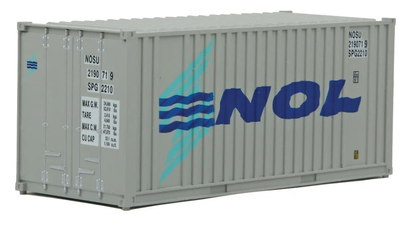 HO 20ft Corrugated Container with Flat Panel: NOL