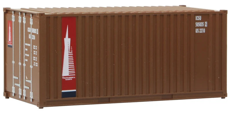 HO 20ft Corrugated Container with Flat Panel: Trans America