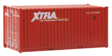 HO 20ft Corrugated Container with Flat Panel: Xtra Leasing Intermodal XKTZ