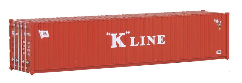 HO 40ft Corrugated Container: K-Line