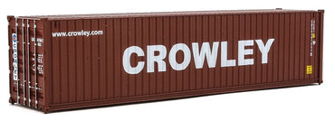 HO 40ft Hi-Cube Corrugated Container: Crowley (Billboard Lettering)