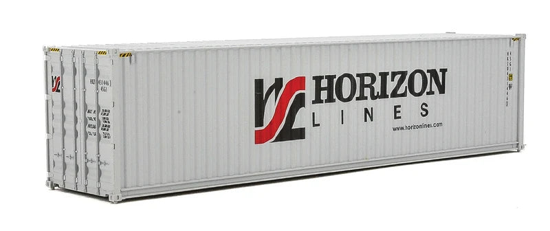 HO 40ft Hi-Cube Corrugated Container: Horizon Lines