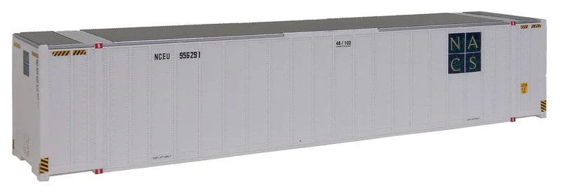 HO 48ft Ribbed-Side Container: North American Container System (NACS)