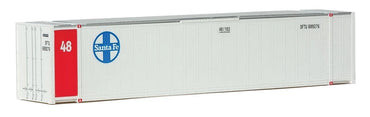 HO 48ft Smooth-Side Container: Santa Fe