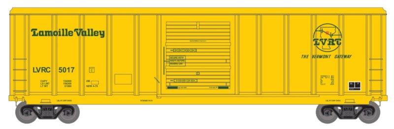 HO 50ft PS 5344 Boxcar: Lamoille Valley #5017
