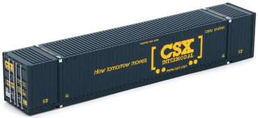HO 53ft Jindo Container - 3-Pack: CSX
