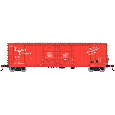 HO 50ft Double Plug Door Boxcar: Illinois Terminal #902