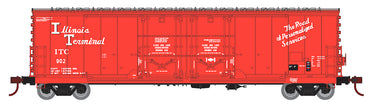 HO 50ft Double-Door Plug Boxcar: Illinois Terminal #911