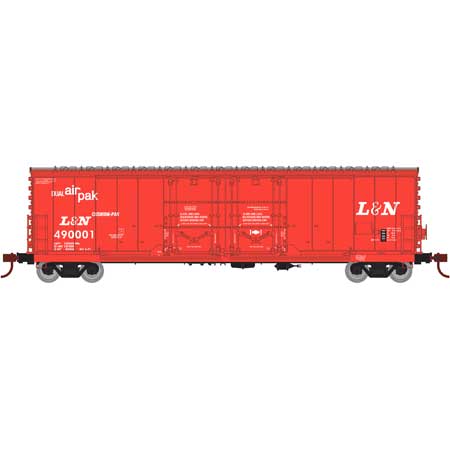 HO 50ft Double Plug Door Boxcar: Louisville & Nashville #490001