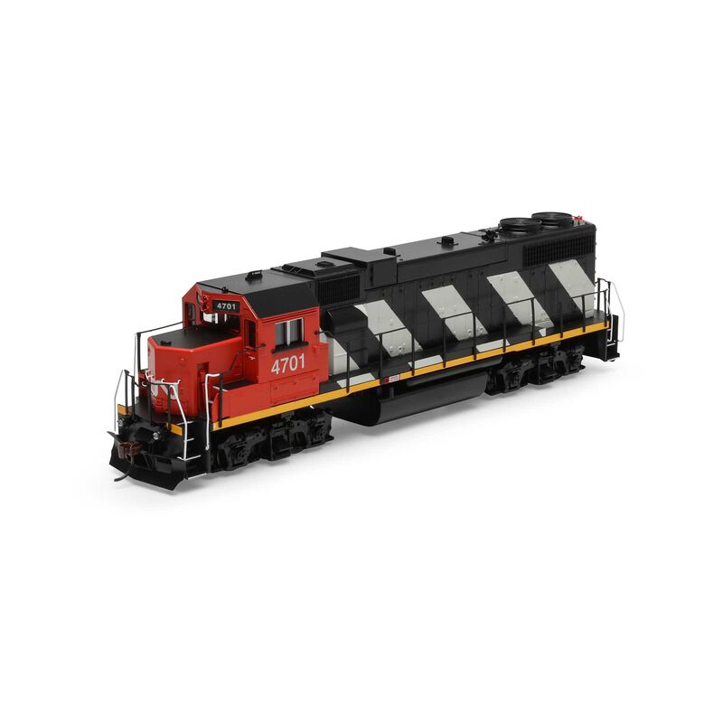 HO GP38-2 (DC/Silent): CN #4701 (Stripes)