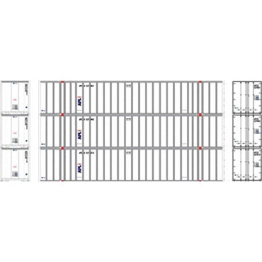 HO 53ft Stoughton Container - 3-Pack: APL