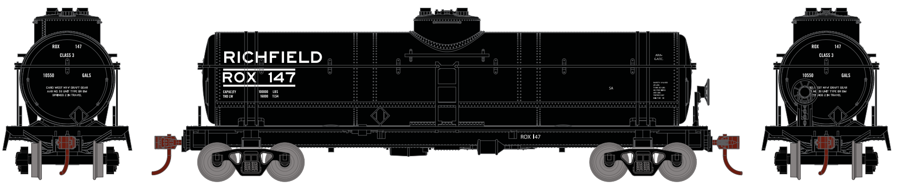 HO Single Dome Tank Car: Richfield Oil Company #150