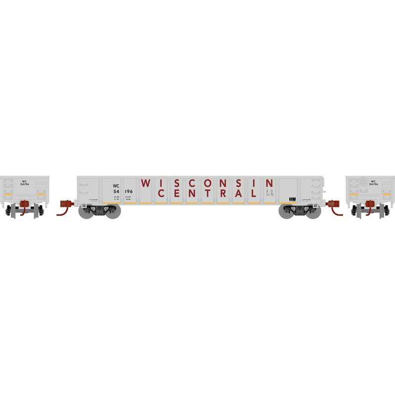 HO 52ft Mill Gondola: Wisconsin Central #54196