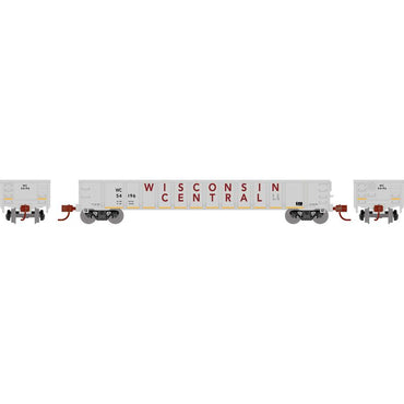 HO 52ft Mill Gondola: Wisconsin Central #54196