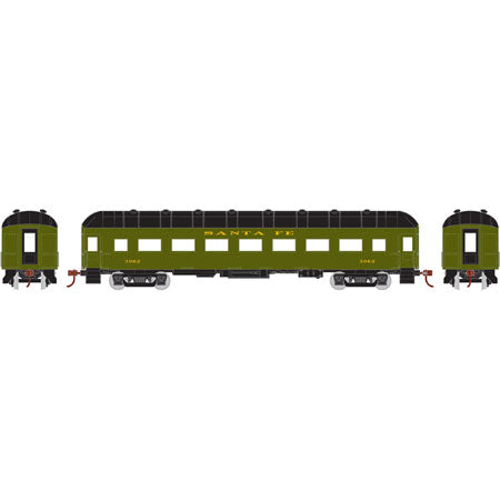 HO Arch-Roof Coach: Santa Fe #3062