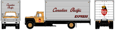 HO 1968 Ford F-850 Box Van: Canadian Pacific
