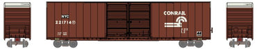 HO 60ft FMC High Cube Boxcar: Conrail (NYC) #90521