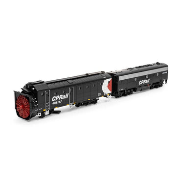 HO Rotary Snowplow & F7B Locomotive (DC/Silent): CPR #403167/#403167B