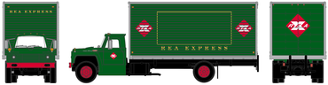 HO 1968 Ford F-850 Box Van: Railway Express Agency