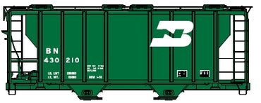 HO PS2 2600 Covered Hopper: Burlington Northern #430210