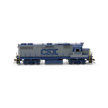 HO GP38-2 (DCC/Sound): CSX (Blue Down) #2638