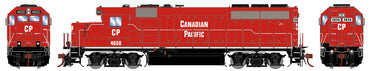 HO GP40-2 (DC/Silent): CP #4650
