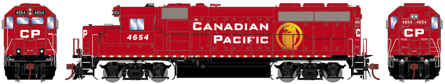 HO GP40-2 (DC/Silent): CP (Beaver) #4654