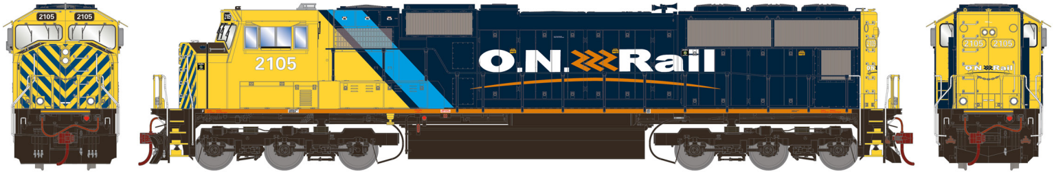 HO SD75I (DC/Silent): ONT #2105