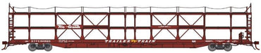 HO F89F Auto Rack Flatcar: Rio Grande #910796