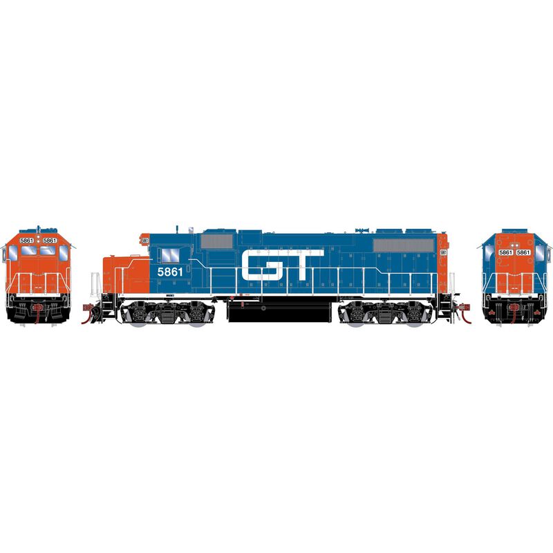 HO GP38-2 (DC/Silent): GTW #5861