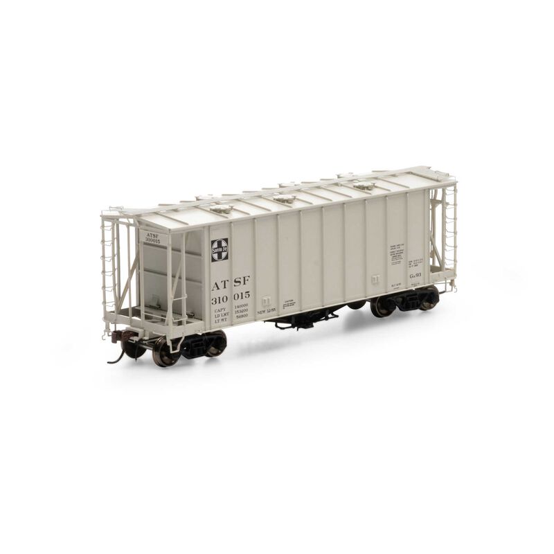 HO 40ft 2600cf Airslide (Early): Santa Fe #310015
