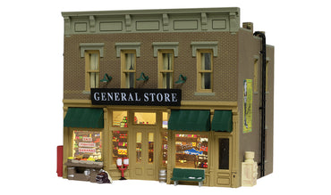 HO Lubener's General Store -- Assembled