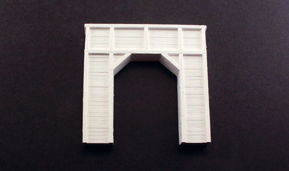 Single-Track Tunnel Portal: Timber