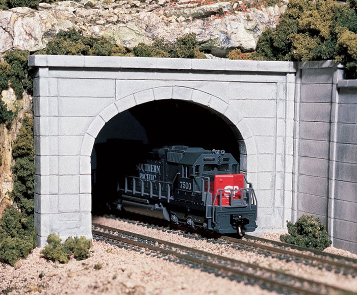 Double-Track Tunnel Portal -- Concrete