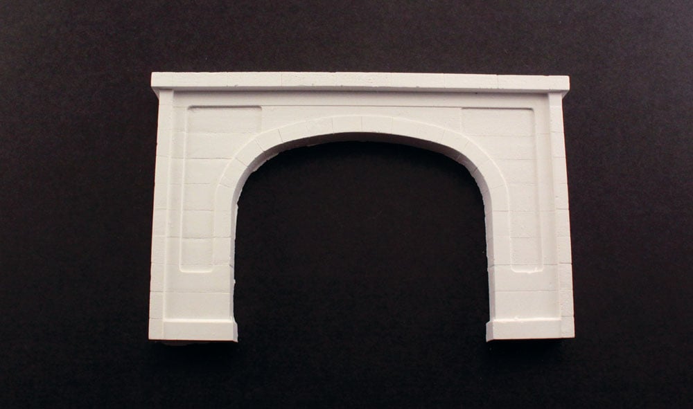 Double-Track Tunnel Portal -- Concrete
