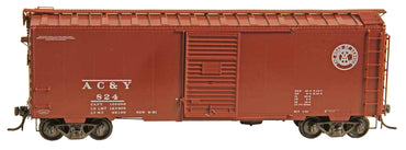 HO PS-1 40ft 6ft Door Boxcar: Akron Canton & Youngstown #805