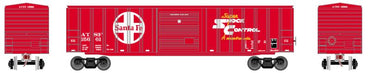 HO 50ft ACF Boxcar: Santa Fe #15672