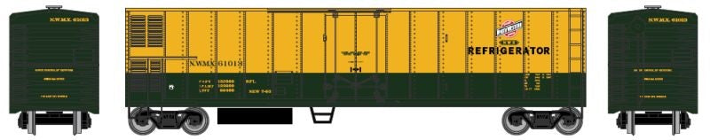 HO 50ft Smooth Side Mechanical Reefer: Chicago & North Western #61013