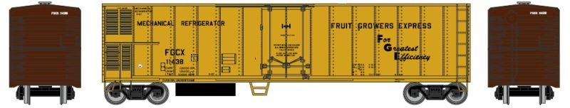 HO 50ft Smooth Side Mechanical Reefer: Fruit Growers Express #11499