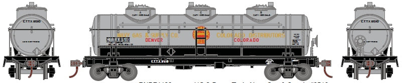 HO Triple-Dome Tank Car: Navy Gas & Supply #8513
