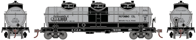 HO Triple-Dome Tank Car: Panhandle Refining #6013