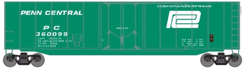 HO 50ft PD Smooth Side Boxcar: Penn Central #360099