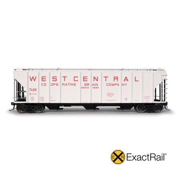 HO PS-2CD 4427cf Covered Hopper: West Central Cooperative #3108